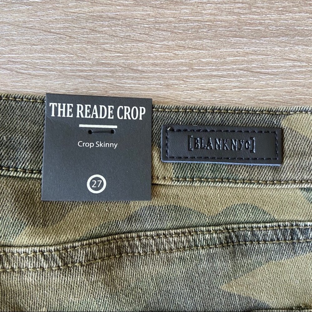 NWT BlankNYC The Reade Crop Camouflage Skinny Jean - Picture 10 of 13